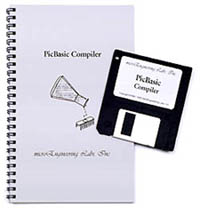 Photo of PicBasic Compiler manual and diskette